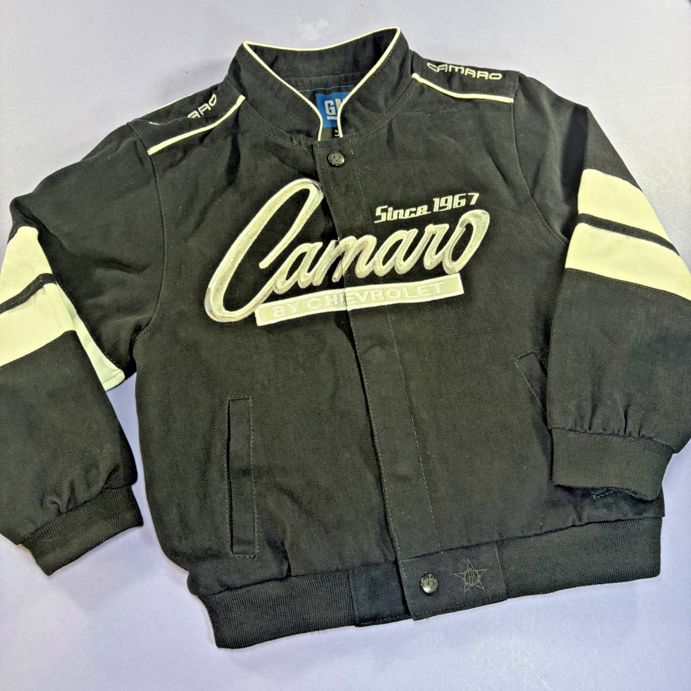 JH Design Sz 7 Kid Car Camaro Chevrolet Jacket GM Official Licensed Product Race
